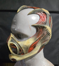 Load image into Gallery viewer, Orange and gold 3/4 mask
