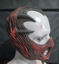Load image into Gallery viewer, Red and gray 3/4 mask
