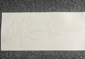 AKC white sticker